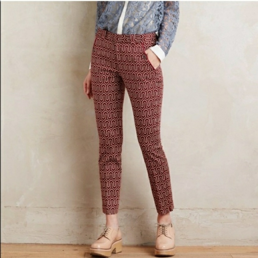Anthropologie Cartonnier Charlie Trouser sz 2
